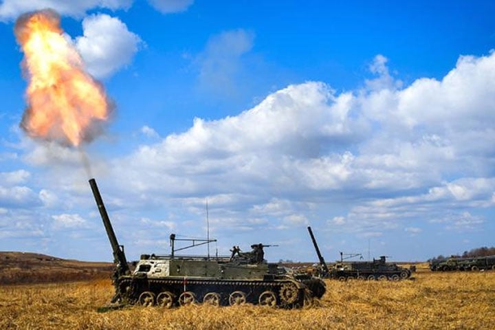Силы обороны на востоке второй раз за неделю уничтожили редкую российскую САУ "Тюльпан"