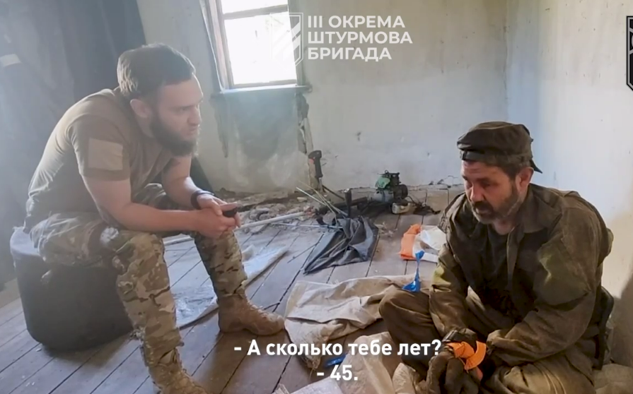 Пленный под Бахмутом россиянин рассказал о реалиях армии захватчиков: видео