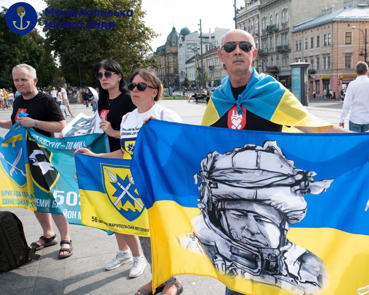 У Львові пройшла мирна акція на підтримку полонених захисників Маріуполя