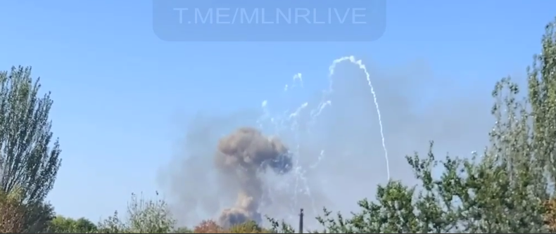 На Луганщині у Сорокиному детонують російські боєприпаси: відео