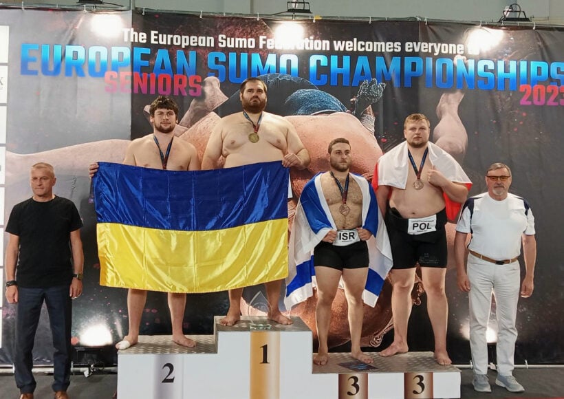 Борці сумо з Донеччини вибороли 5 медалей на чемпіонаті Європи в Польщі