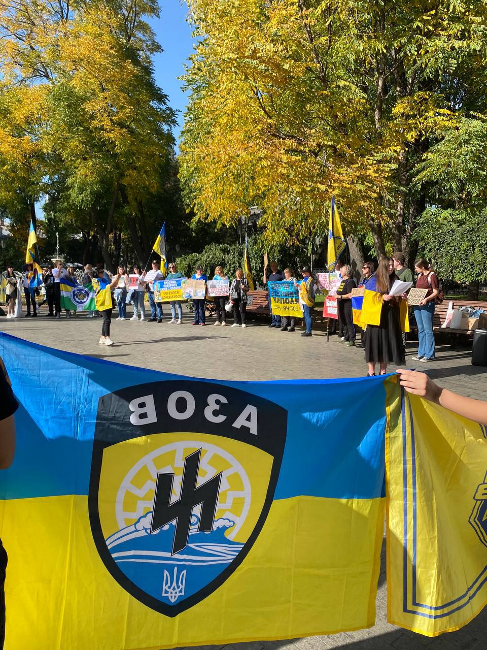 В Одесі відбулась акція на підтримку полонених оборонців Маріуполя