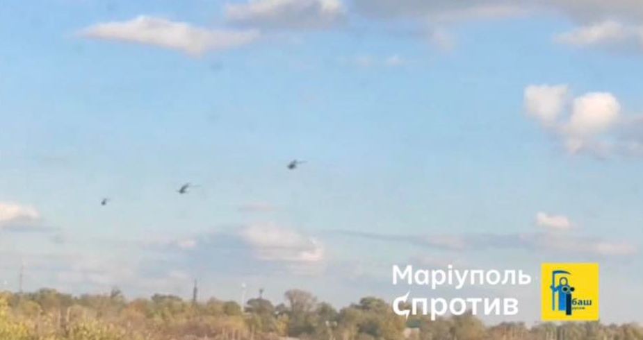 В окупованому Маріуполі повідомляють про незвичну активність ворожих гвинтокрилів і "спецназу" (відео)