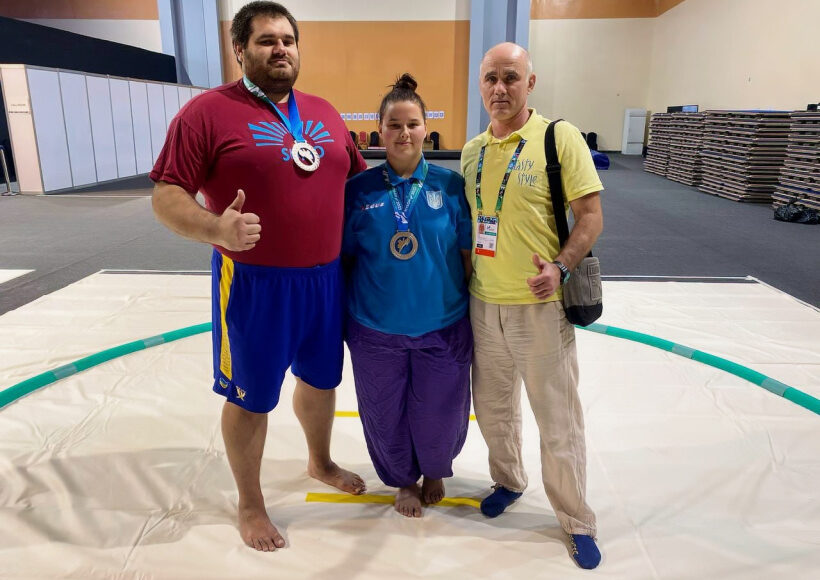 Борці сумо з Донеччини здобули три срібні медалі на Всесвітніх іграх єдиноборств