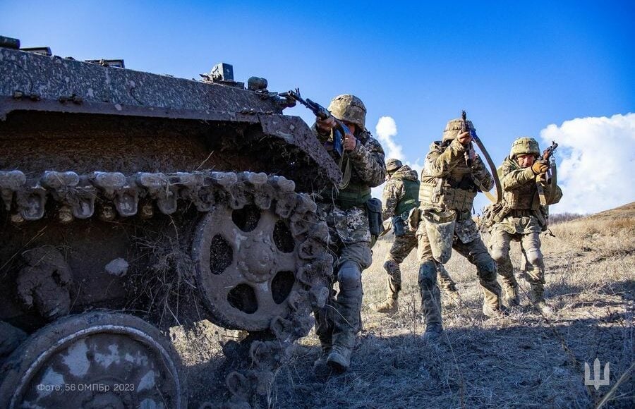 На Бахмутском направлении украинские защитники отбили 7 атак врага