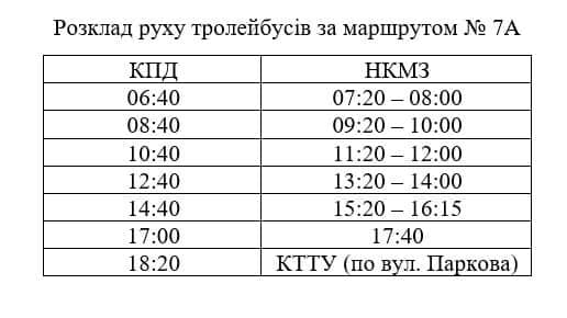 У Краматорську на маршруті тролейбуса 7 А додали рейсів