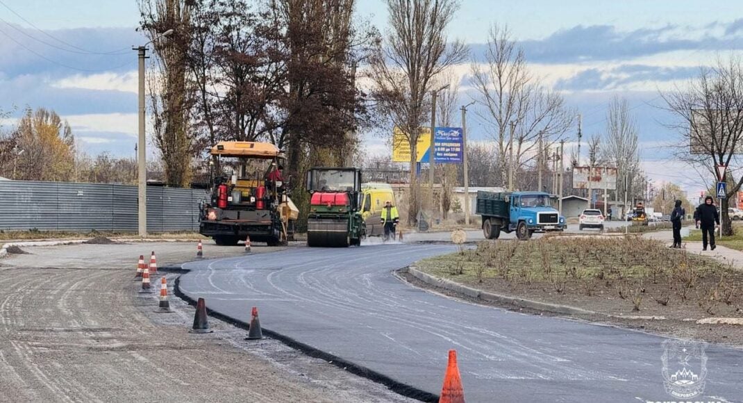 За рік вдалось виконати великий обсяг ремонту доріг у Покровську (фото)