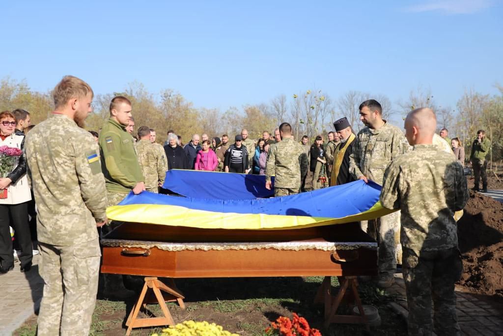 Попрощалися з Андрієм Костіним, який загинув 25 жовтня під Бахмутом