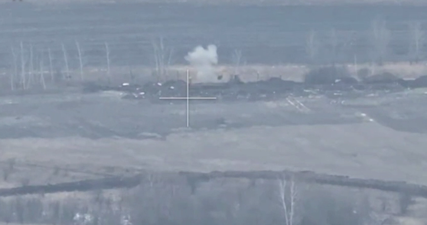 Украинские пограничники на Купянском направлении направили захваченный вражеский дрон на позиции оккупантов (видео)