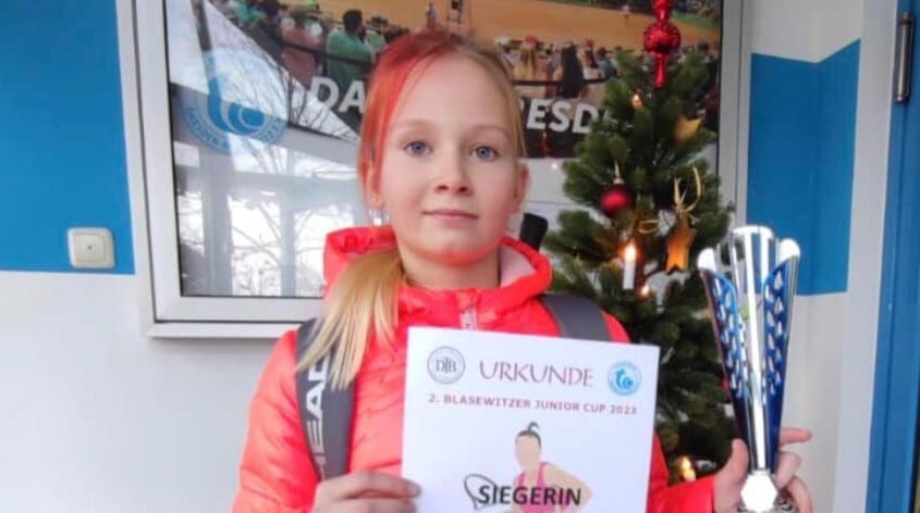 Северодончанка одержала победу на юниорском теннисном турнире в Дрездене