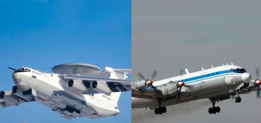 Знищення російських літаків А-50 та Іл-22 над Азовським морем підтвердив Залужний