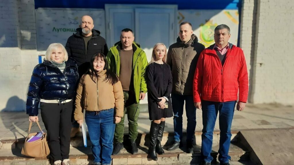 Керівництво Луганської ОВА перевірило роботу хабів для ВПО на Київщині