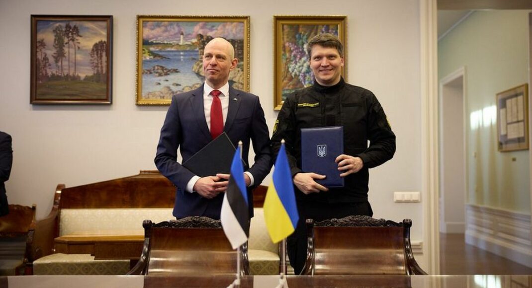 Украина и Эстония подписали Меморандум о сотрудничестве в сфере оборонной промышленности