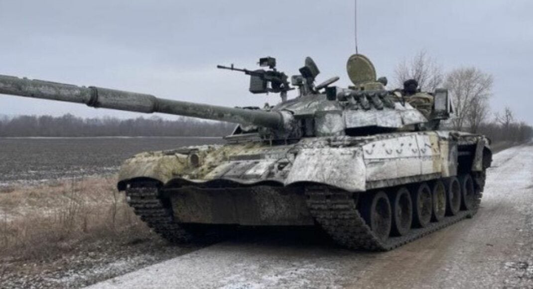 На Мар'їнському напрямку прикордонники знищили російський танк