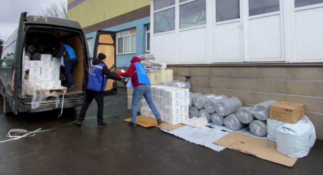 Помощь от агентства ООН и UNHCR Ukraine привезли в Селидово (видео)