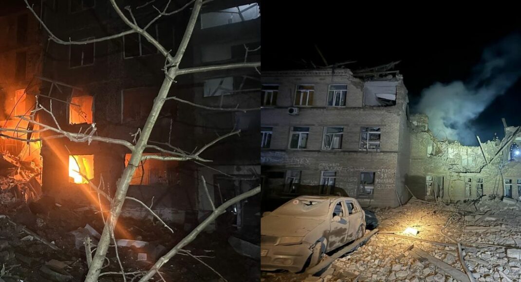 Оккупанты ночью обстреляли Селидово: есть раненые, под завалами находятся люди (фото, видео)