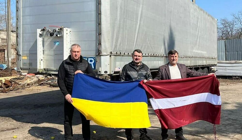 Слов’янськ отримав транспортний засіб для вантажоперевезень від Фонду бізнесменів Латвії