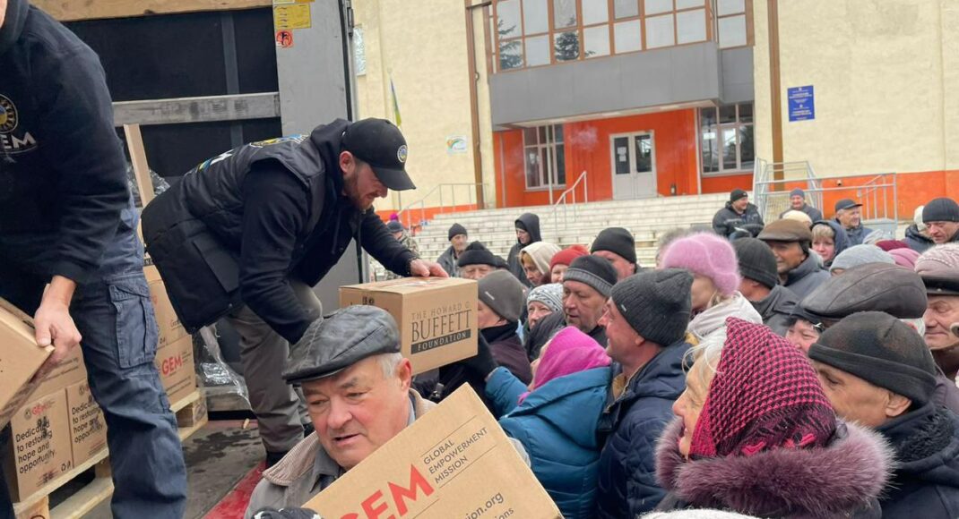 Донеччина отримала майже 500 тонн гуманітарної допомоги