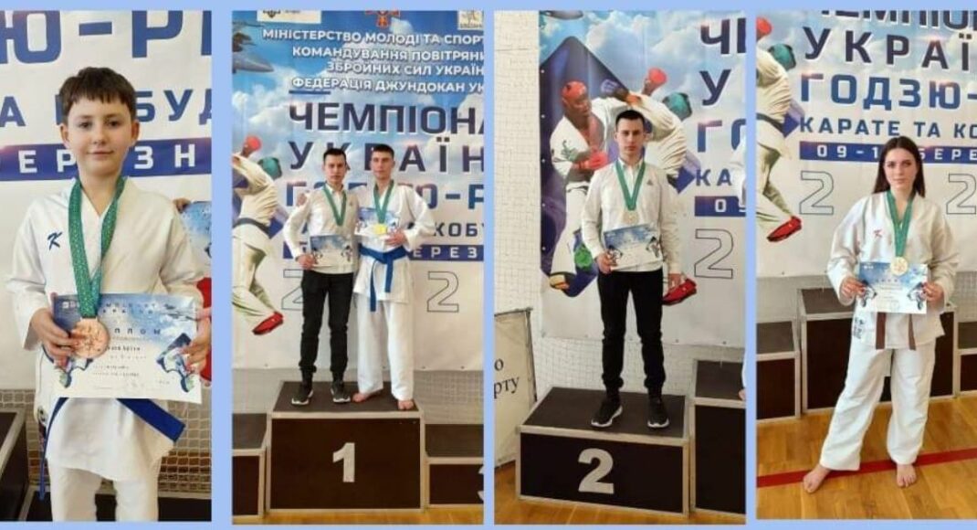 Каратисты с Луганщины завоевали пять медалей чемпионата страны