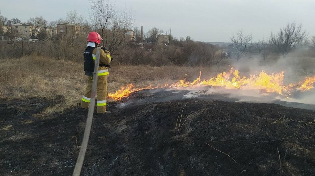 За минулу добу на Донеччині сталося 19 пожеж