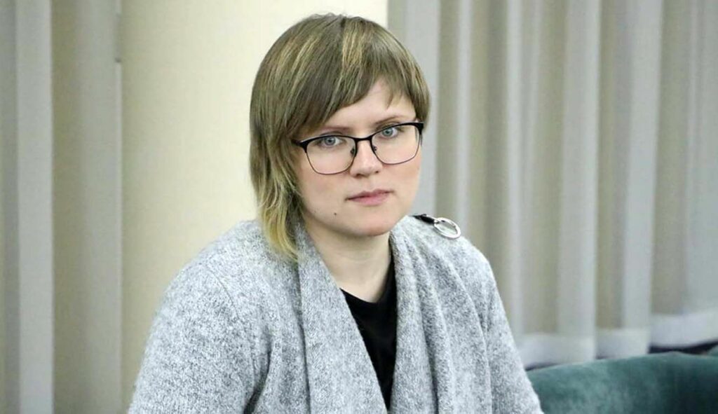 Адвокаційна менеджерка Центру прав людини ZMINA Альона Луньова.