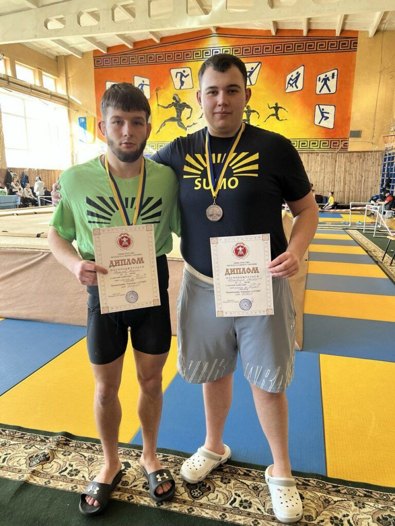 Слов’янські сумоїсти вибороли п’ять медалей чемпіонату України