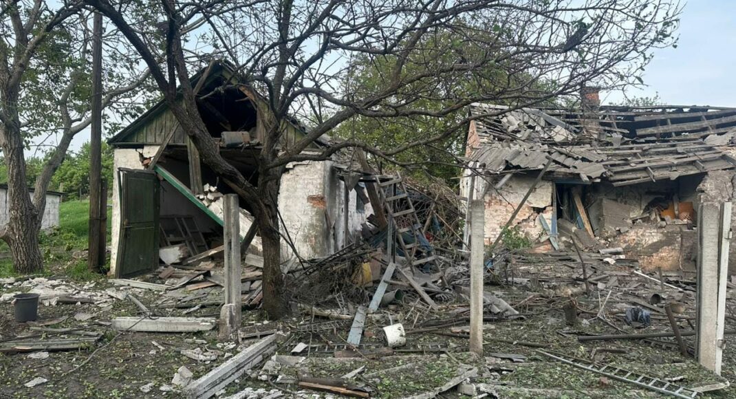 В Донецкой области 7 населенных пунктов оказались под огнем россиян