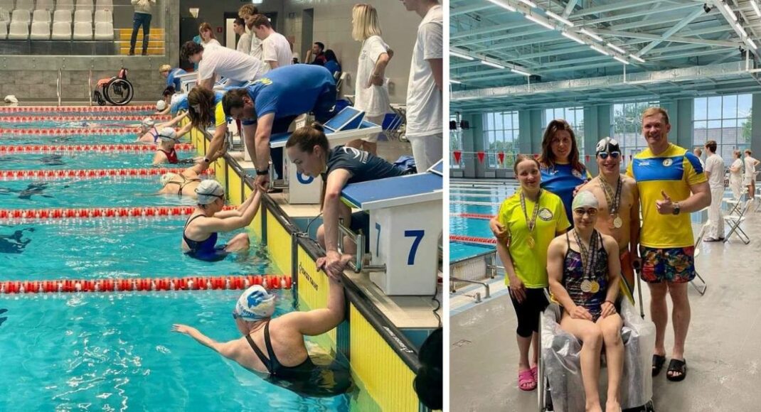 Спортсмены с инвалидностью с Луганщины получили 9 "золотых" наград на чемпионате Украины по параплаванию