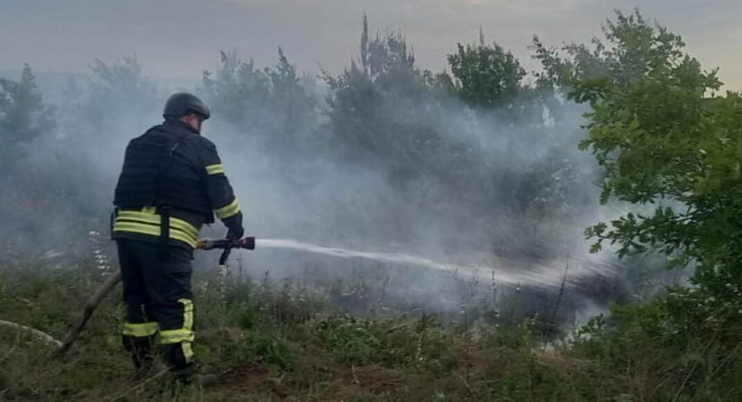 На Донеччині ліквідували 9 пожеж на відкритих територіях й у природних екосистемах