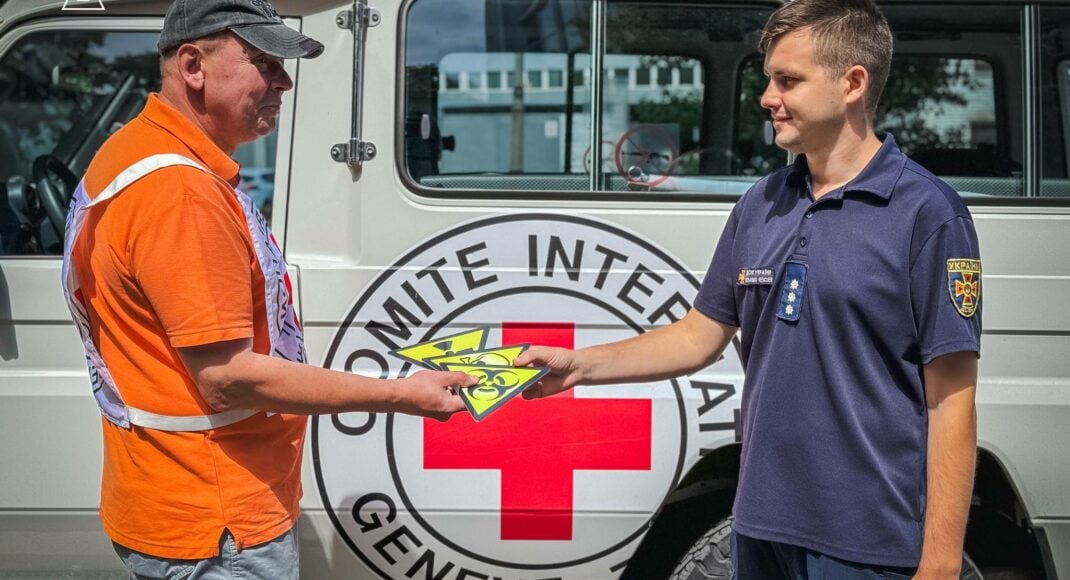 Спасатели Донетчины получили помощь от Международного Комитета Красного Креста