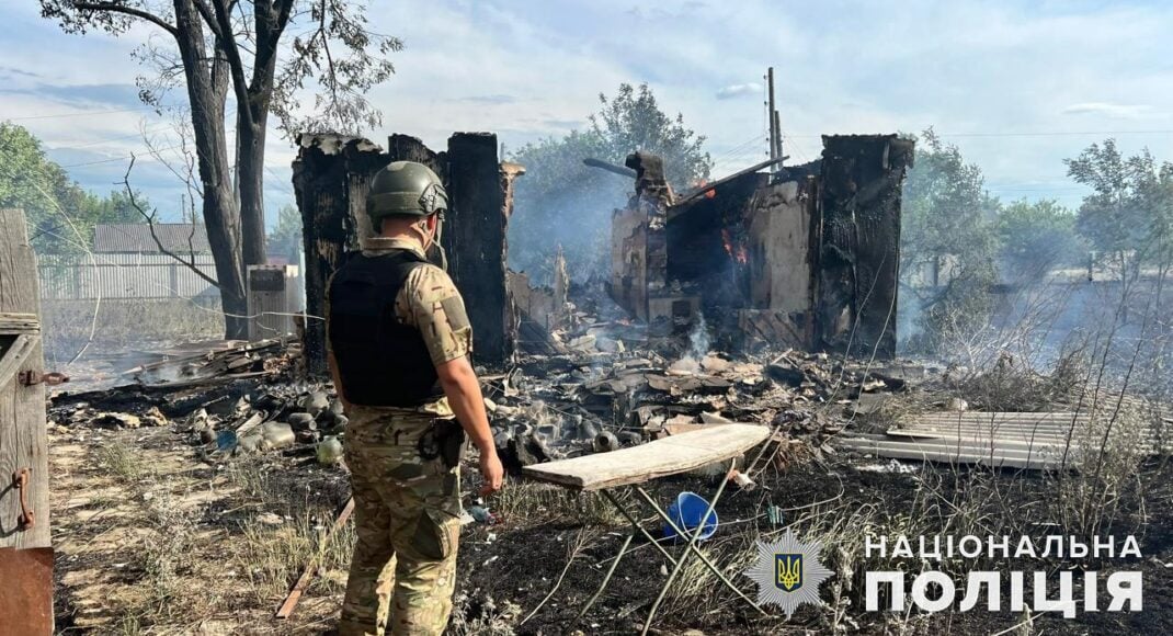 В Донецкой области 11 населенных пунктов подверглись вражеским обстрелам