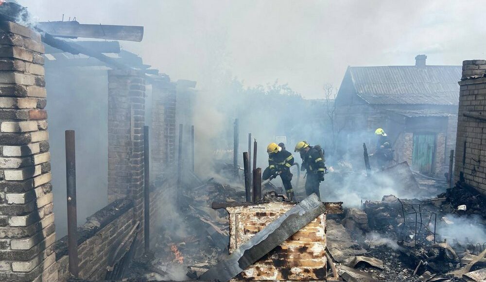 В Краматорске на пожаре погибли 2 человека (фото)