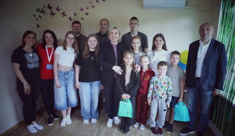 Верещук посетила Центр по работе с ВПЛ в Черкассах, где проживают люди из Донетчины и Луганщины