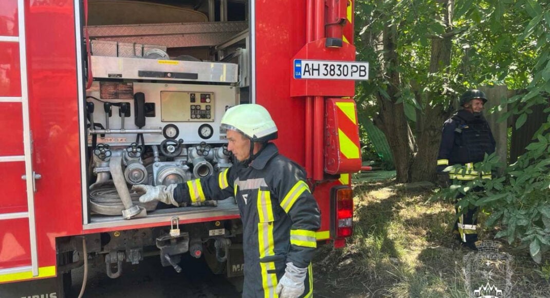 У Покровську вже працює добровольча пожежна команда (фото)