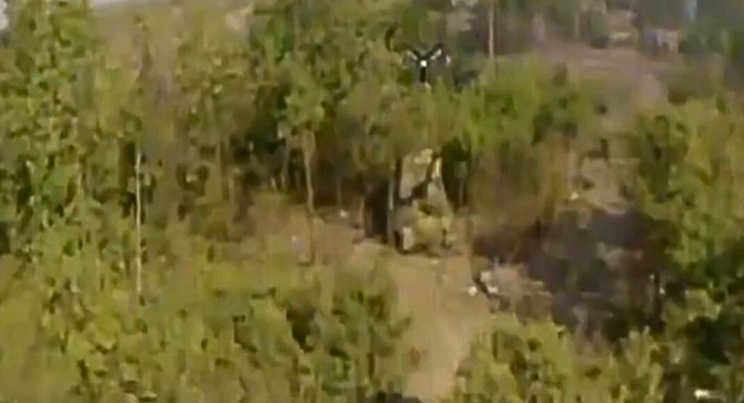 Бойцы 109 Донецкой бригады ТрО уничтожили в Авдеевке очередную российскую САУ 2С19 "Мста-С" (видео)
