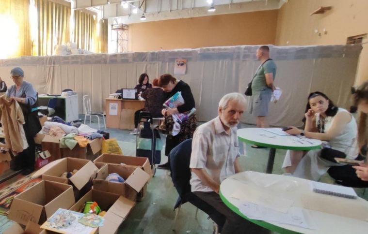 Гуманітарний центр для ВПО з Сєвєродонецька у травні видав понад тисячу продуктових наборів