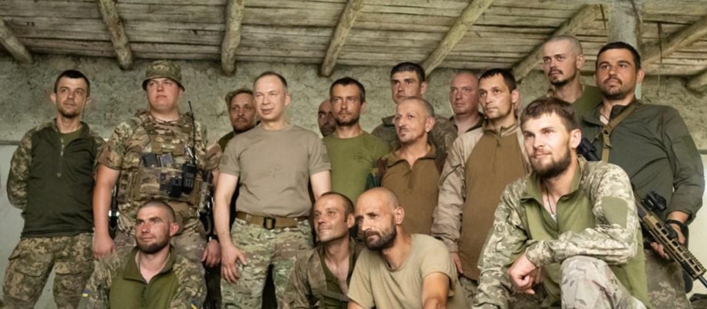 Сырский посетил проведение боевых занятий подразделений резерва на востоке Украины