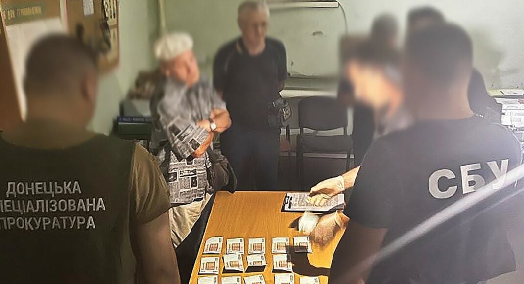 У Донецькій області затримали начальника ТЦК за вимагання хабаря у військовозобов’язаного