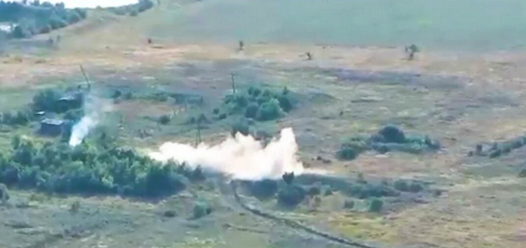Две пушки и полевой состав БК уничтожили пограничники на Бахмутском направлении (видео)