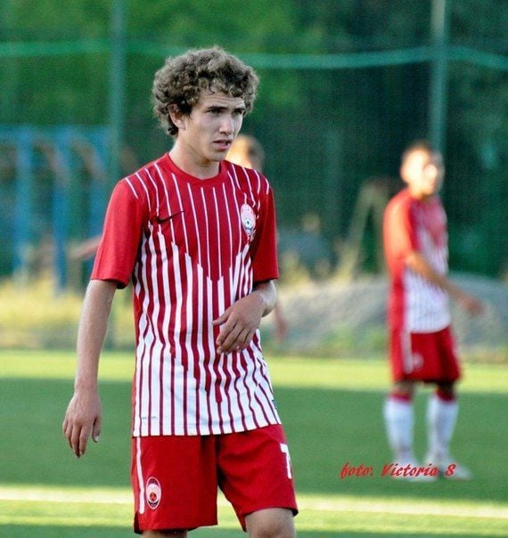 Олексій Конюша в часи заняття футболом