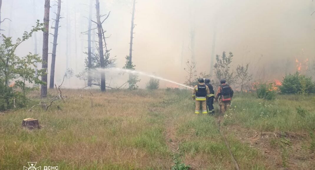В Лиманской области спасатели ликвидировали 5 пожаров