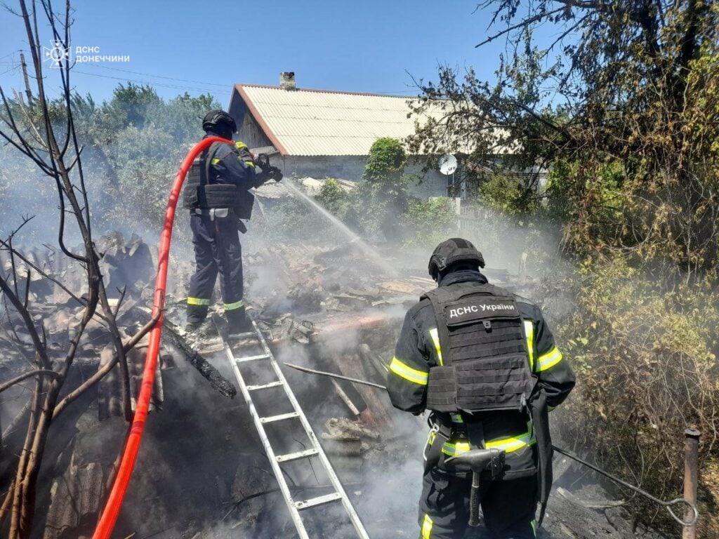 пожежі на донеччині 1