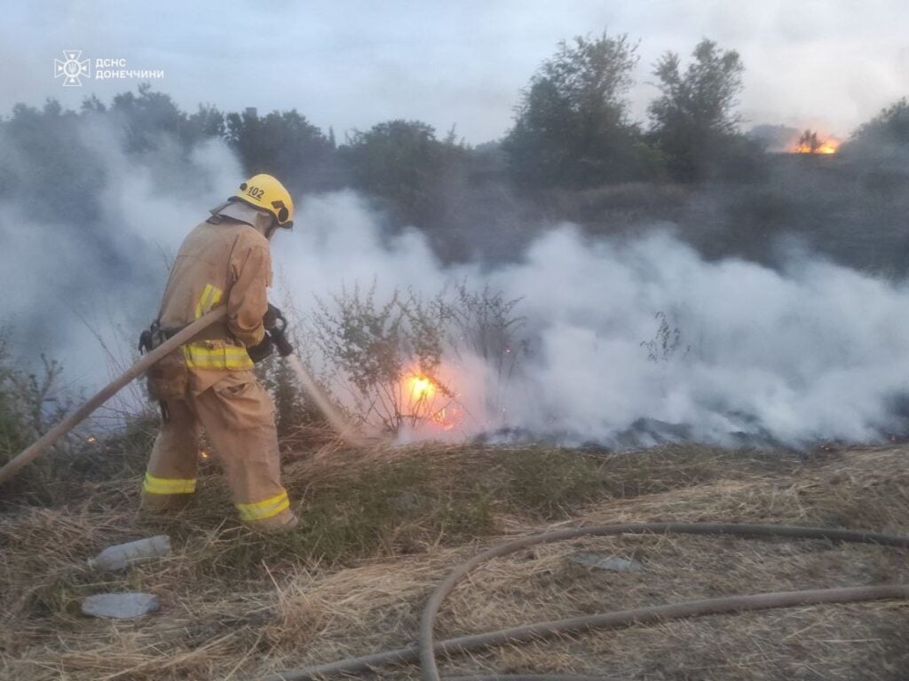 пожежі на донеччині 3