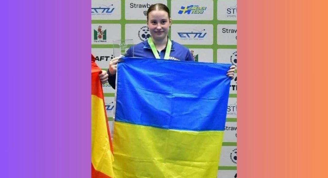 Три медали европейского первенства по настольному теннису завоевала спортсменка из Северодонецка