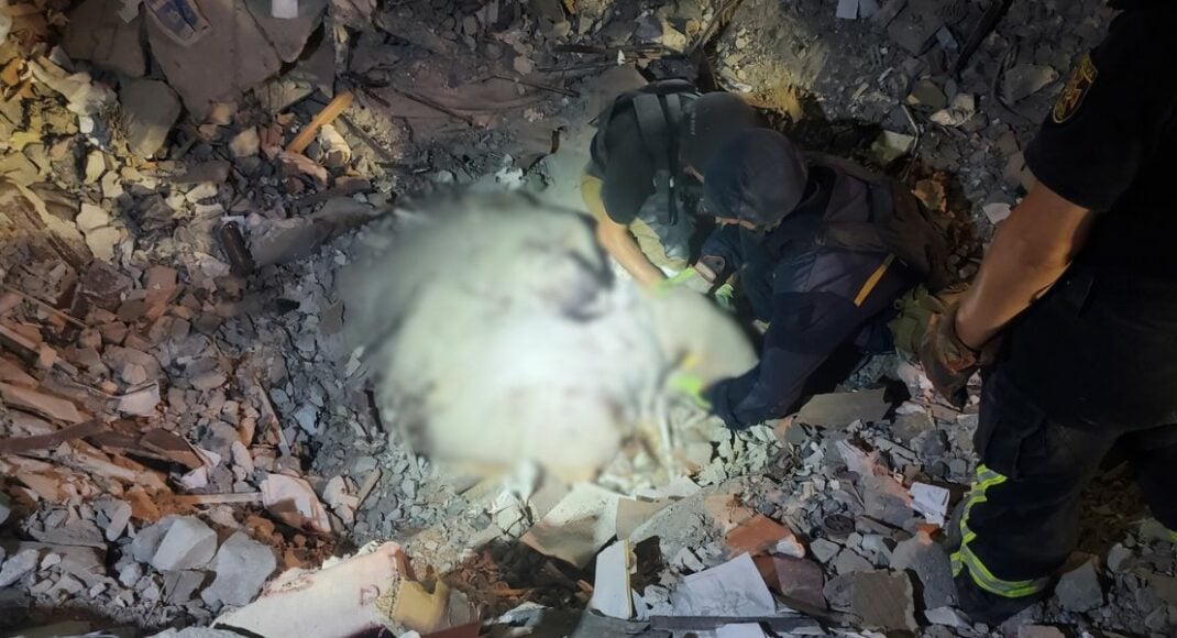 Кількість загиблих у зруйнованій 5-поверхівці в Мирнограді збільшилася до 3 осіб: аварійно-рятувальні роботи завершено (фото, відео)