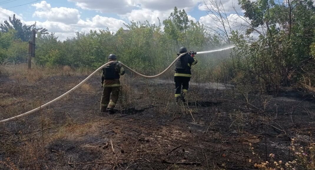 Рятувальники Донеччини ліквідували 15 пожеж за минулу добу