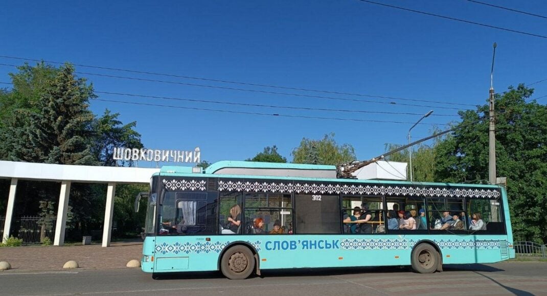 У Слов'янську призупинено рух тролейбусів за всіма маршрутами