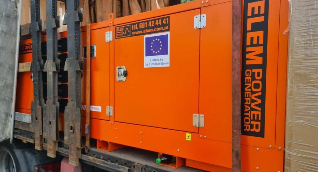 Польские партнеры передали Покровской громаде 31 генератор разной мощности (фото)