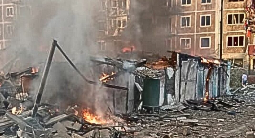 В результате российских обстрелов Донетчины за прошедшие сутки поврежден 91 гражданский объект (фото)