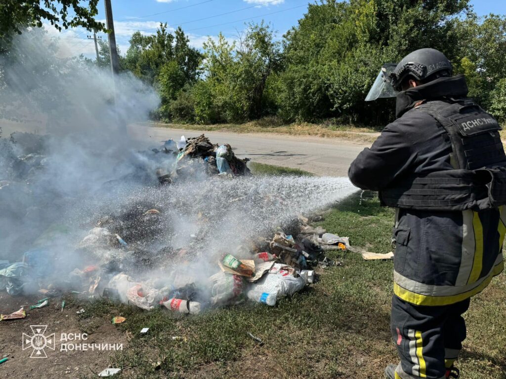 пожежі на донеччині 4